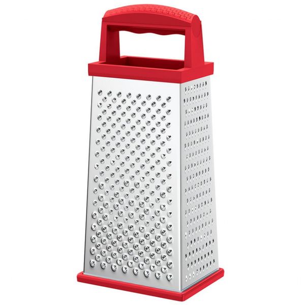 Ralador 4 Faces 8 Inox Euro Home Vermelho Vermelho