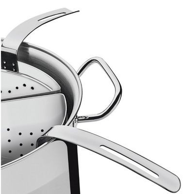 Cozi-pasta Tramontina Professional 4 Recipientes Inox - 5 Peças Inox