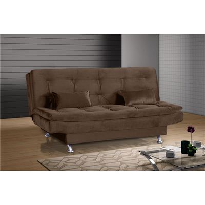 Sofá Cama Leone Plush Matrix Café