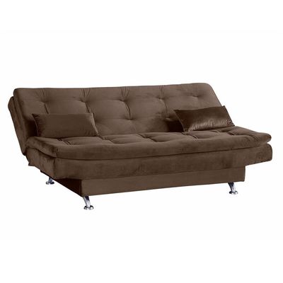 Sofá Cama Leone Plush Matrix Café