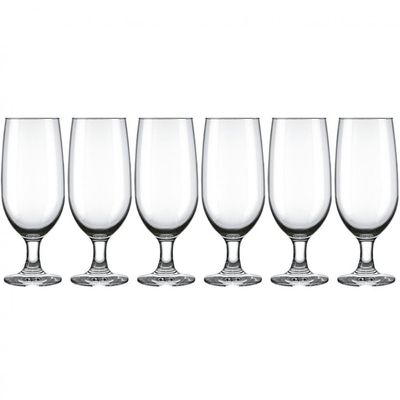 Conjunto de Taças para Cerveja Nadir Floripa 300 ml 6 Peças Transparente