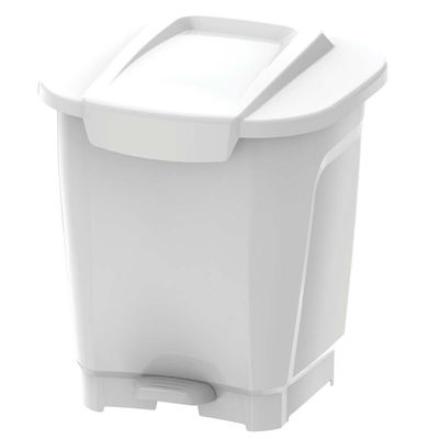 Lixeira Tramontina com Pedal Tramontina T-Force 92811 em Polipropileno - 15 L Branco