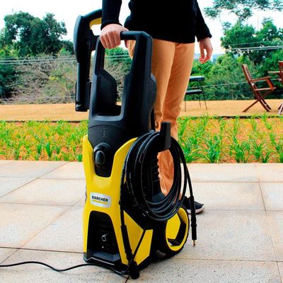 Lavadora de Alta Pressão Karcher K4 1885psi 1700W com Pistola e Mangueira de 6 Metros Preto com Amarelo / 110V