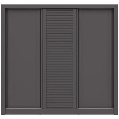 Guarda-Roupa Casal Bartira Village com 3 Portas 4 Gavetas e 243,1cm Grafite