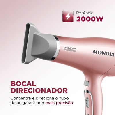 Secador de Cabelos Mondial Golden Rose 2000W SC-32 110