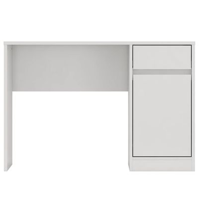 Escrivaninha Office Morada com 1 Porta e 1 Gaveta Demóbile Branco