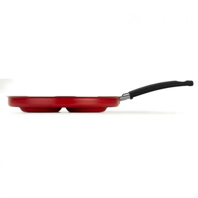 Frigideira para Ovos Multiflon Gourmet com Revestimento Antiaderente Ultra 7 26 cm Vermelho