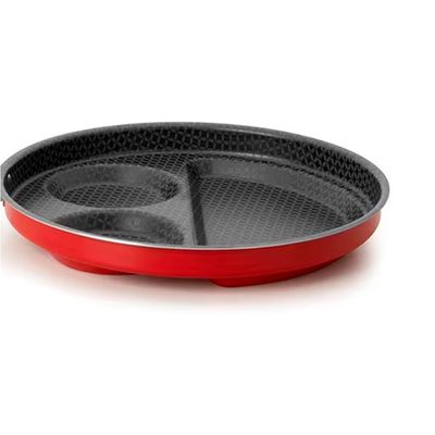 Frigideira Multiflon Breakfast Antiaderente Ultra 7 Vermelha 27 cm Vermelho