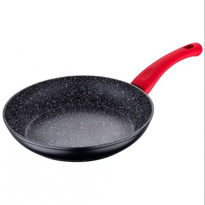 Frigideira Bergner Toledo em Alumínio Forjado com Revestimento em Marble e Fundo de Indução 20 cm Preto