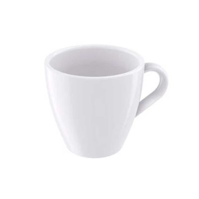 Conjunto com 6 Xícaras e Pires para Capuccino Tramontina Paola em Porcelana 200 ml Branco