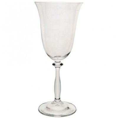 Conjunto de Taças para Água Bohemia Angela 350 ml em Cristal Ecológico 6 Peças Transparente