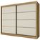 Guarda-Roupa Made Marcs Sevilha Flex com 2 Portas, 6 Gavetas e 10 Prateleiras Amêndoa e Off White