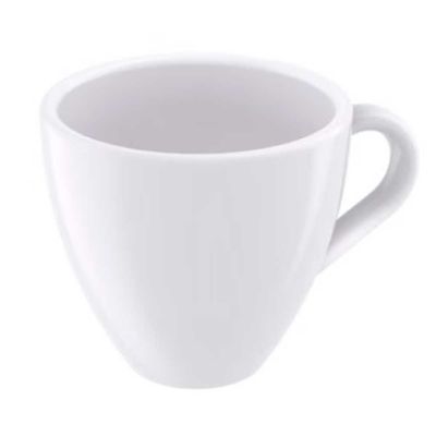 Conjunto com 6 Xícaras e Pires para Expresso Tramontina Paola em Porcelana 95 ml Branco