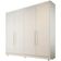Guarda-Roupa Europa Palermo com 4 Portas e 3 Gavetas Off White