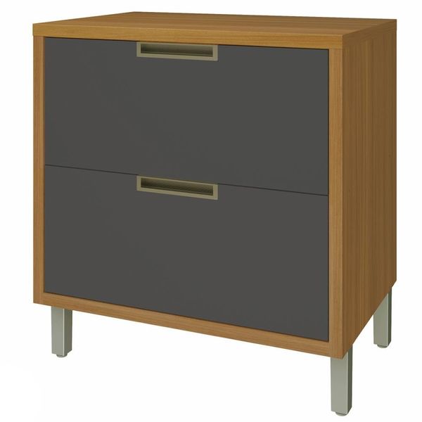 Balcão Imperatriz 1 Porta 1 Gaveta 80cm Nesher Freijo e Grafite Balcão Imperatriz 1 Porta 1 Gaveta 80cm Nesher Freijo e Grafite