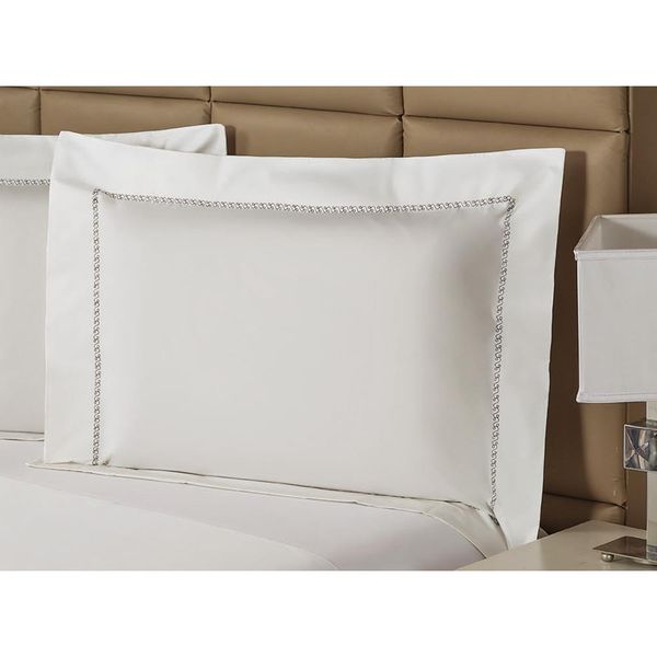 Fronha Premium Clean Plumasul 230 fios 50x150 cm Branco