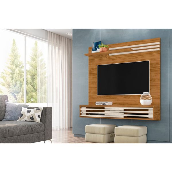 Painel Home Sublime para TVs de até 55 Madetec Naturale com Off White Painel Home Sublime para TVs de até 55 Madetec Naturale com Off White