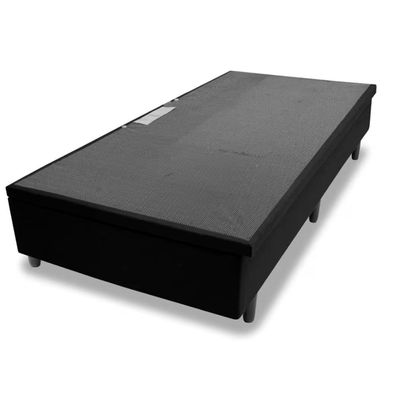 Base Box para Colchão de Solteiro MGA Lift Cotton com Baú e Pistão à Gás 39x88x188cm Preto