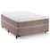 Cama Box Casal Umaflex Berlim Pillow Top e Molas Ensacadas Castor com Branco