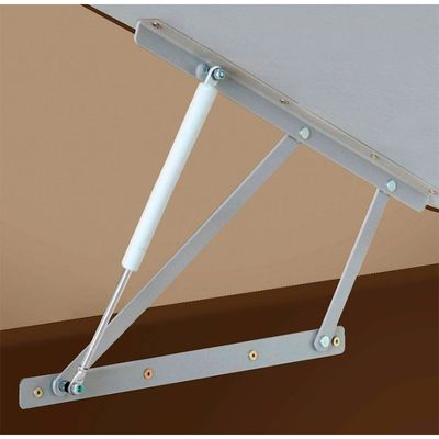 Base Box para Colchão de Casal MGA Lift Cotton com Baú e Pistão à Gás 39x138x188cm Marrom