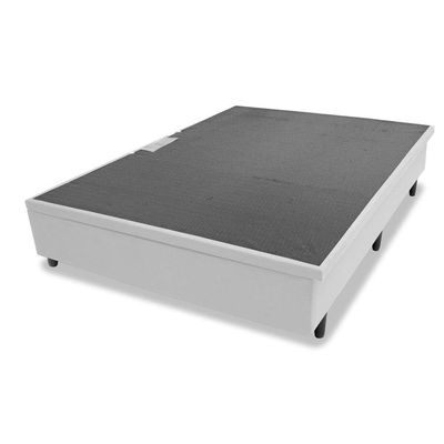 Base Box para Colchão de Casal MGA Lift Cotton com Baú e Pistão à Gás 39x138x188cm Cinza