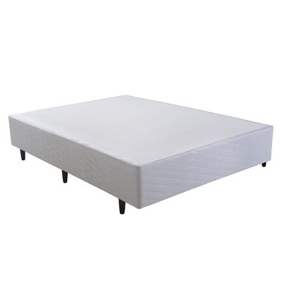 Base Box para Colchão Casal Vitalle 39x138x188 cm Herval Cinza
