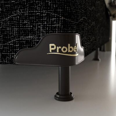 Base Box para Colchão de Casal Village 38x138x188 cm Probel Preto