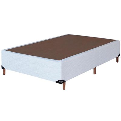 Base Box para Colchão Casal Itália 31x138x188cm Umaflex Branco
