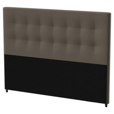Cabeceira para Cama King Size Probel Texas em Tecido Suede Bege