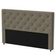 Cabeceira para Cama King Size Probel Hapton em Tecido Suede Bege