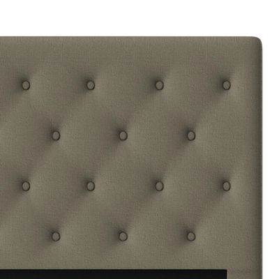 Cabeceira para Cama Queen Size Probel Hapton em Tecido Suede Bege