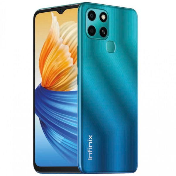 Smartphone Infinix Smart 6 64GB, 2GB de RAM, Câmera Dupla de 8MP, Bateria de 5000mAh, Tela 6.6 HD, Dual Chip Verde / Bivolt