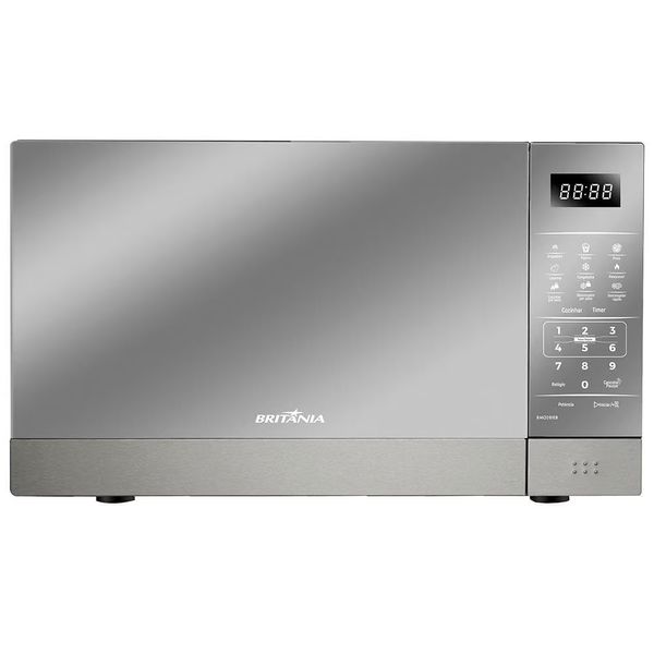 Forno de Micro-ondas Britânia BMO28IEB com Receitas Pré-programas e Função Tira Odor - 28 Litros Branco / 110V