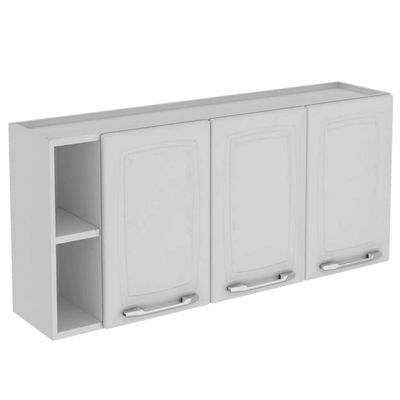 Armário Aéreo Diamante com 3 Portas Itatiaia Branco