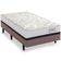 Cama Box Conjugada Solteiro Roma Ortopédico com Pillow Top, Espuma D60 e Tecido Poliéster 53x88x188 cm Herval Branco com Marrom e Bege
