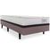 Cama Box Conjugada Solteiro Roma Ortopédico com Pillow Top, Espuma D60 e Tecido Poliéster 53x88x188 cm Herval Branco com Marrom e Bege