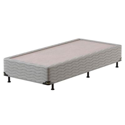 Base Box para Colchão Solteiro Probel Alabama 26x88x188 cm Cinza