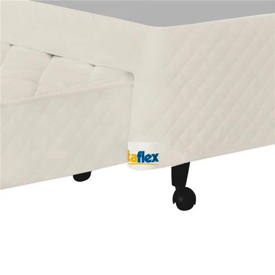 Base Box para Colchão Solteiro Itaflex Lyon com Cama Auxiliar 42x88x188 cm Bege