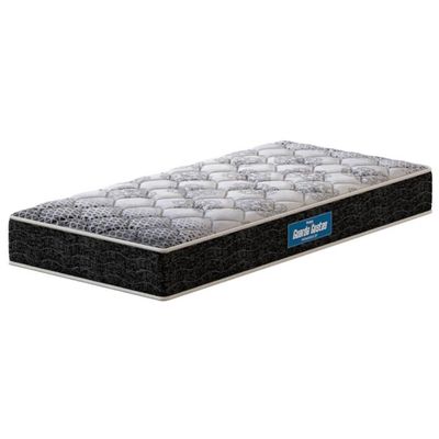 Colchão Solteirão Probel Guarda Costas Promiddle Espuma D28 Branco com Preto