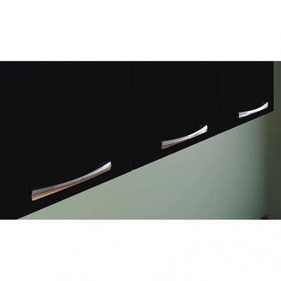 Cozinha Compacta Bolt 10 Portas 1 Gaveta Itatiaia Branco com Preto