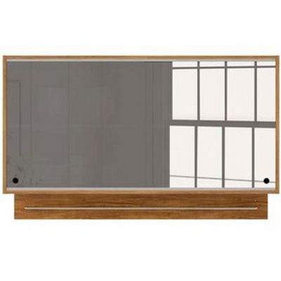 Cozinha Compacta Bartira 5 Portas e 3 Prateleiras Amazonita Damasco com Branco