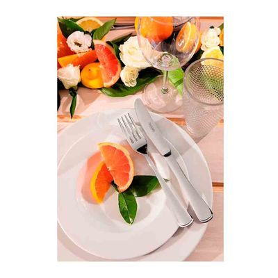 Conjunto com 6 Pratos Fundos Tramontina Maria Augusta em Porcelana 23 cm Branco