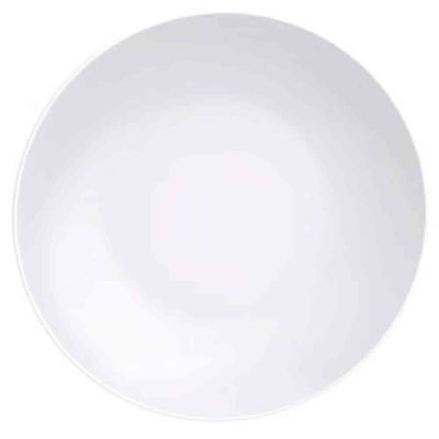 Conjunto com 6 Pratos Fundos Tramontina Sophia em Porcelana 22 cm Branco
