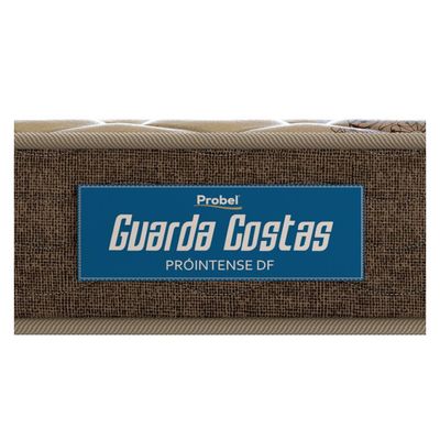 Colchão Solteirão Guarda Costas Próintense DF Espuma D33 Probel Bege com Marrom