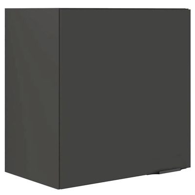 Cozinha Completa Bartira Línea com 11 Portas 8 Gavetas 6 Prateleiras e Bancada Gourmet Grafite