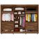 Guarda-Roupa Casal Europa Palermo com 6 Portas e 6 Gavetas Brauna