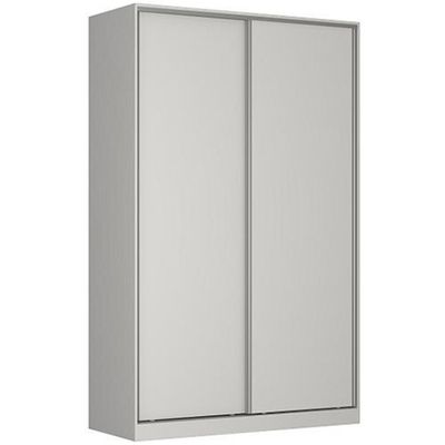 Guarda-Roupa Moon 2 Portas de Correr 3 Gavetas e 6 Prateleiras Nova Mobile Branco