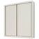 Guarda-Roupa Móveis Europa Zurique Flex 2 Portas de Correr e 4 Gavetas Off White