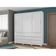 Guarda-Roupa Bartira Arezzo com 3 Portas e 9 Gavetas Branco