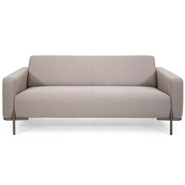 Sofá 3 Lugares Herval Guatemala Bege Sofá 3 Lugares Herval Guatemala Bege